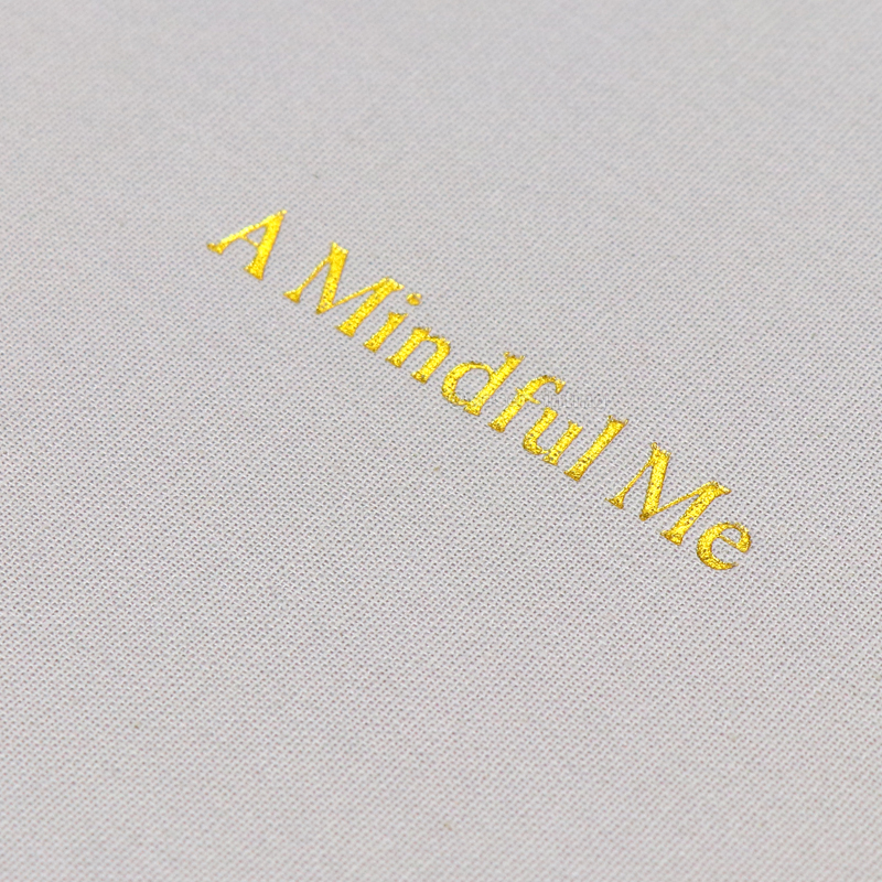 Linen Hardcover Daily Reflection Journal Printing Mindful Planner 9