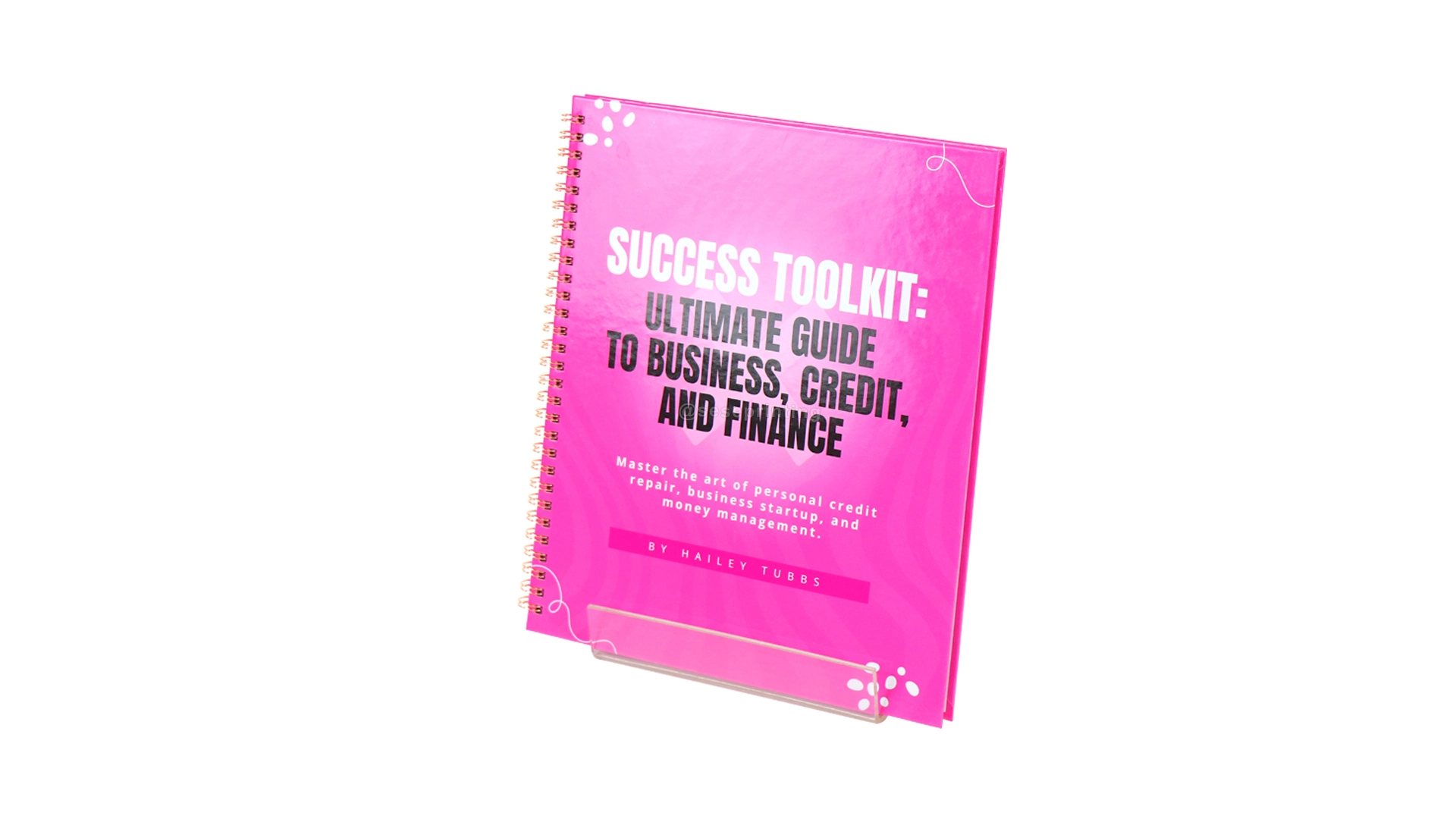 Create Own Business Planners Golden Spiral Bound Finance Planner 1