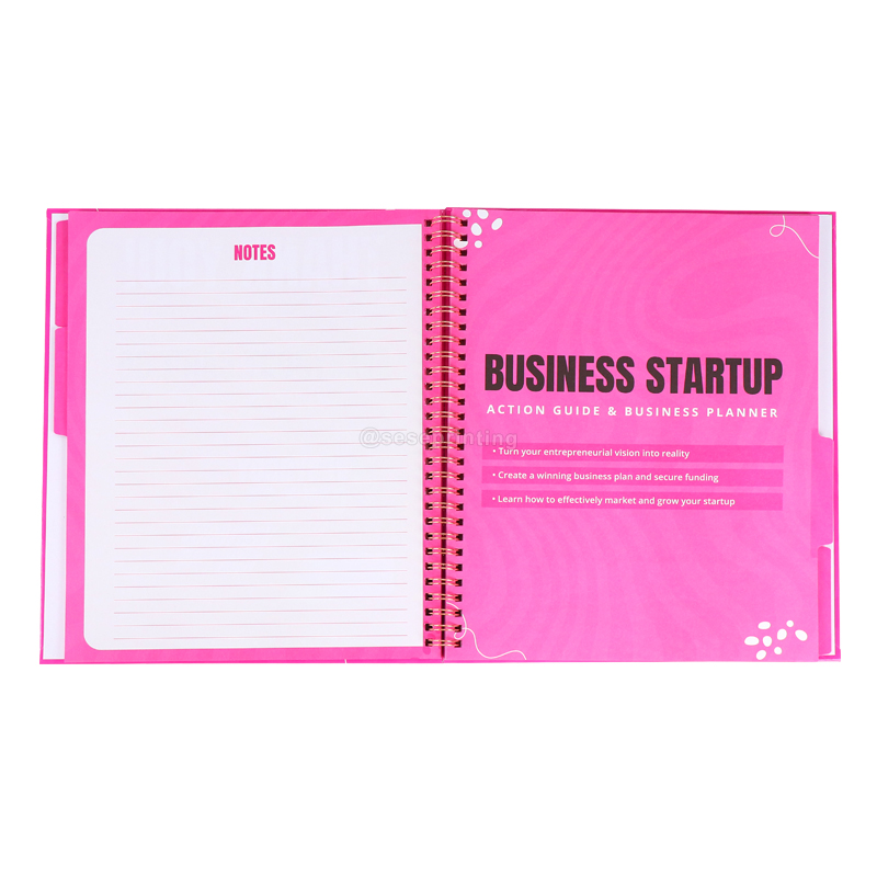 Create Own Business Planners Golden Spiral Bound Finance Planner 7