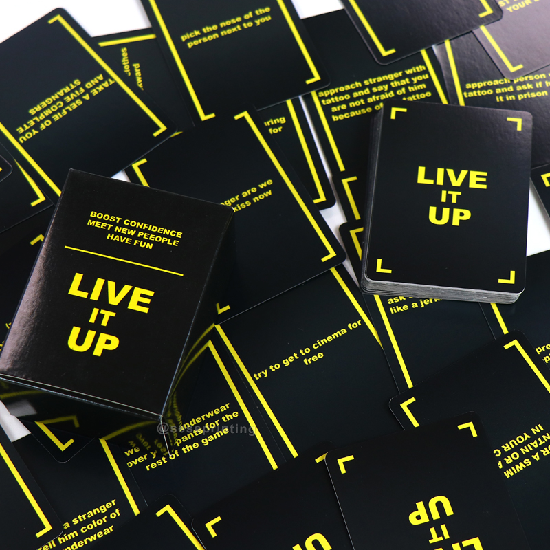 Custom Boost Confidence Task Card Game Printing Affirmation Cards 9