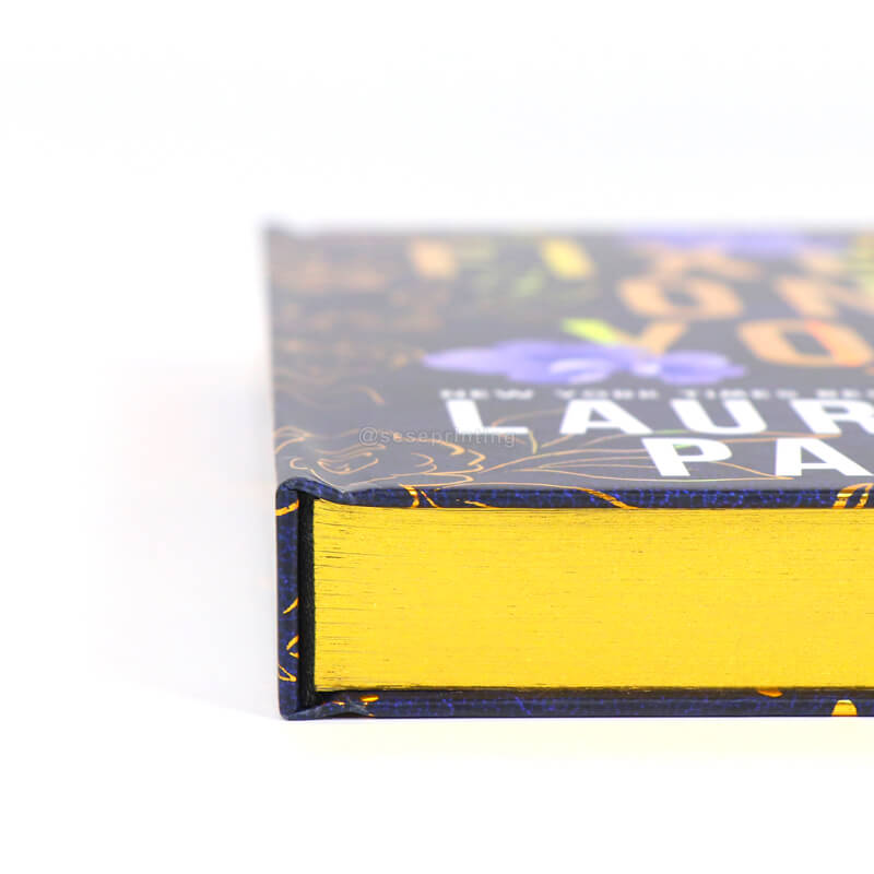 Romance Novel Publishing Case Bound Book Printing Gilded Edges 10