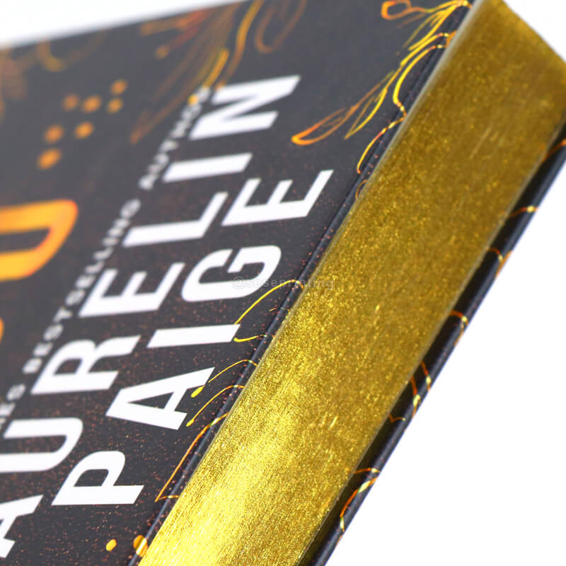 Romance Novel Publishing Case Bound Book Printing Gilded Edges 9