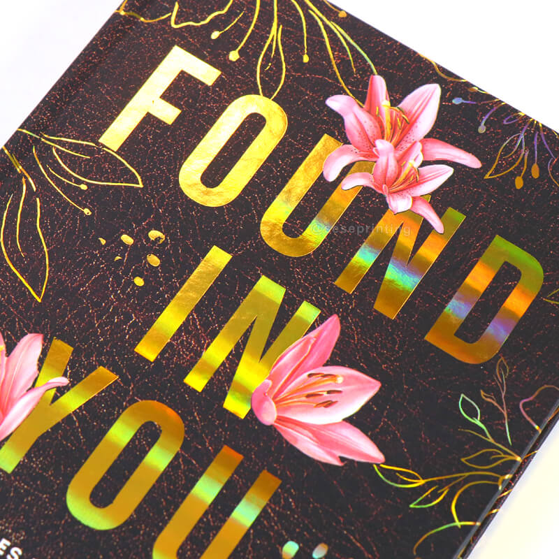 Romance Novel Publishing Case Bound Book Printing Gilded Edges 8