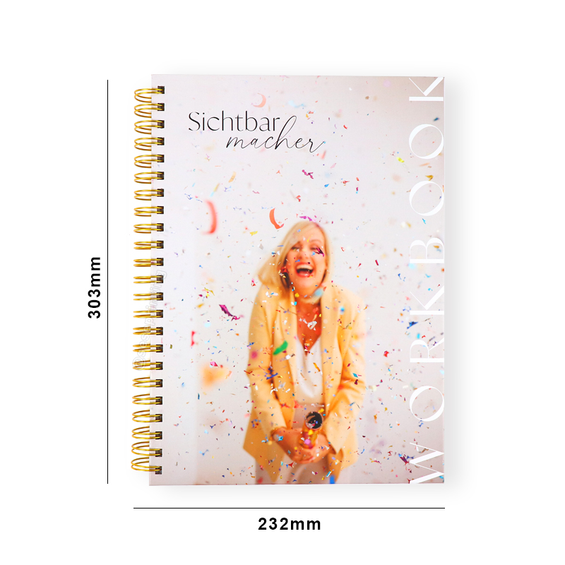 Custom Notebook Journal Spiral Hardcover Planner Agenda Printing 6