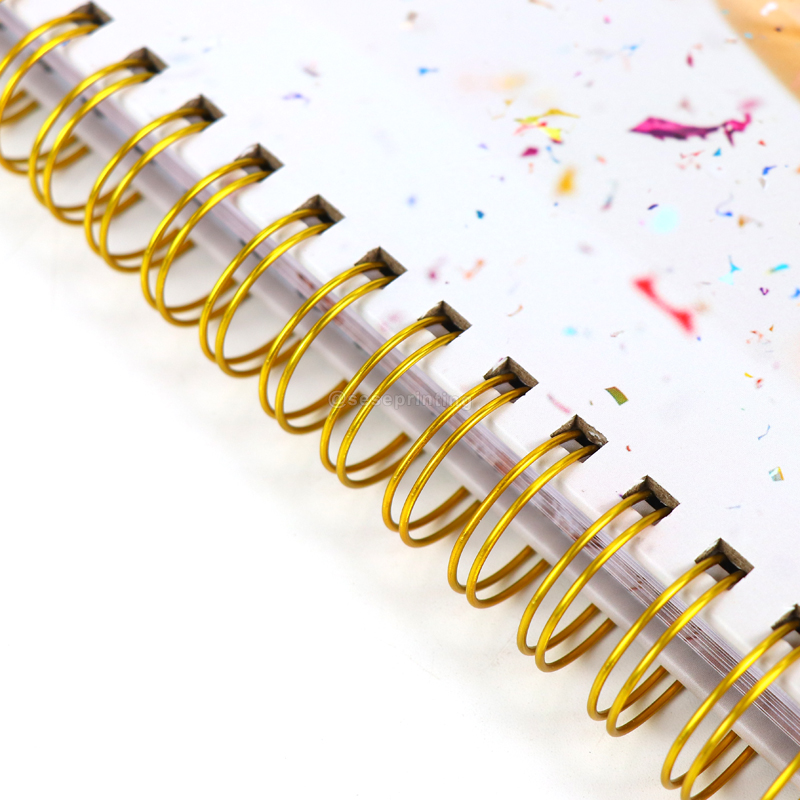 Custom Notebook Journal Spiral Hardcover Planner Agenda Printing 9