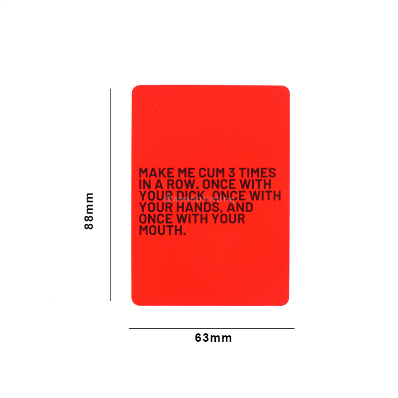 Custom Conversation Cards Printing Couple Naughty Game Card Deck 7