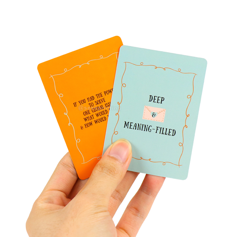 Custom Game Card Printing Deep Meaning-Filled Conversation Cards 8