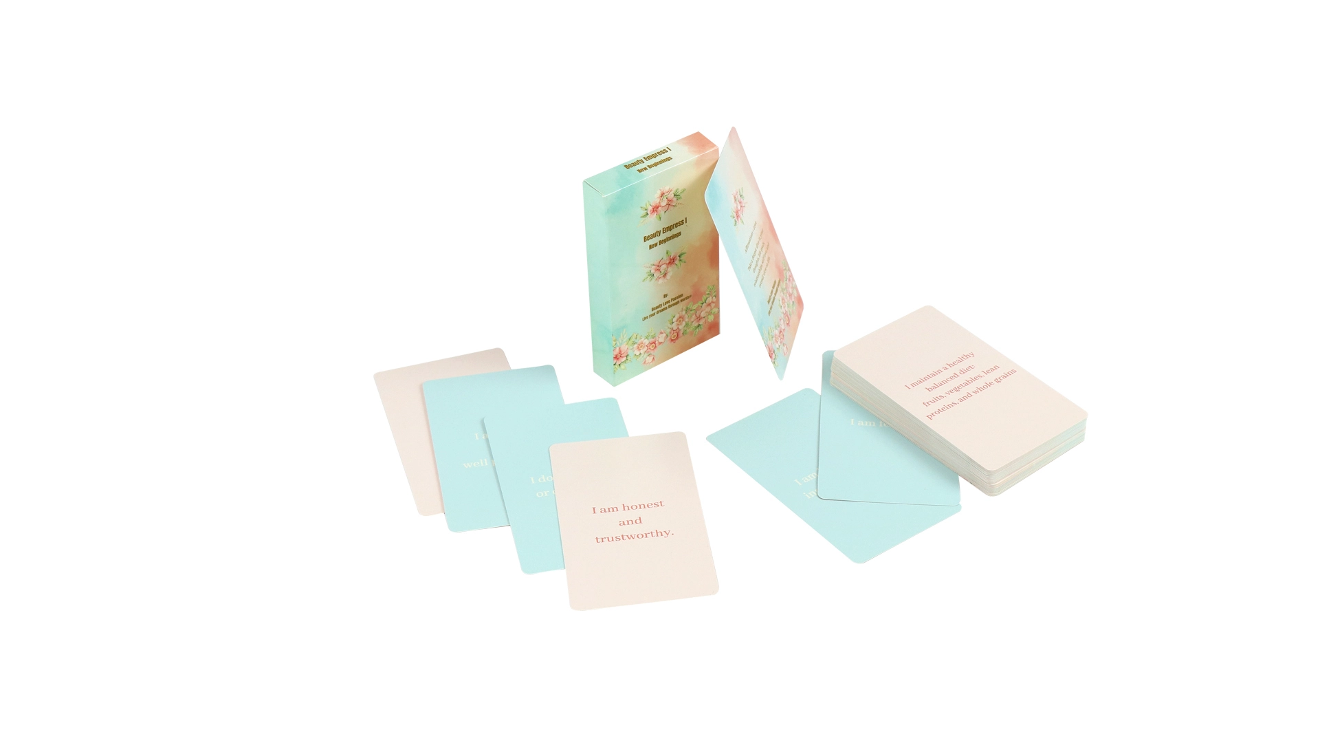 Customized Relationships Card Game Printing Affirmation Cards 1