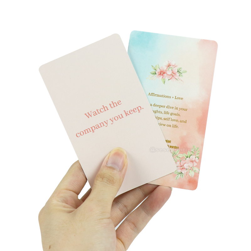 Customized Relationships Card Game Printing Affirmation Cards 8