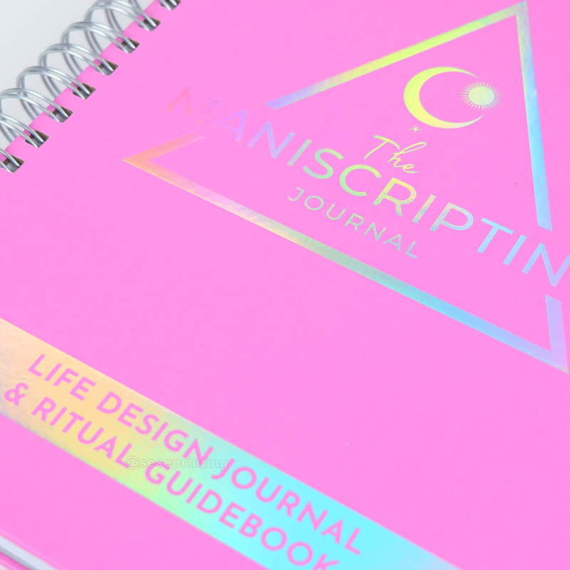 Custom Design Affirmation Journal Printing Spiral Daily Planner 10