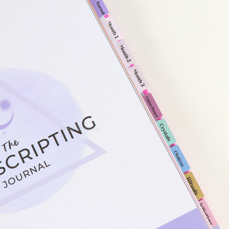 Custom Design Affirmation Journal Printing Spiral Daily Planner 11