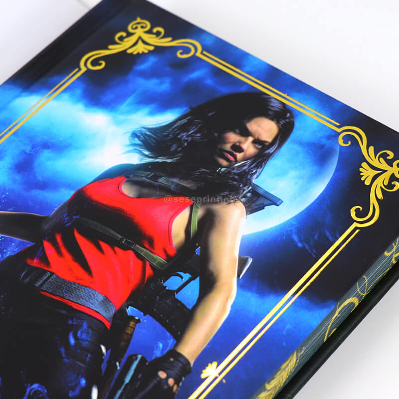 China Printing Sprayed Edges Book with Custom Book Cover Jackets 9