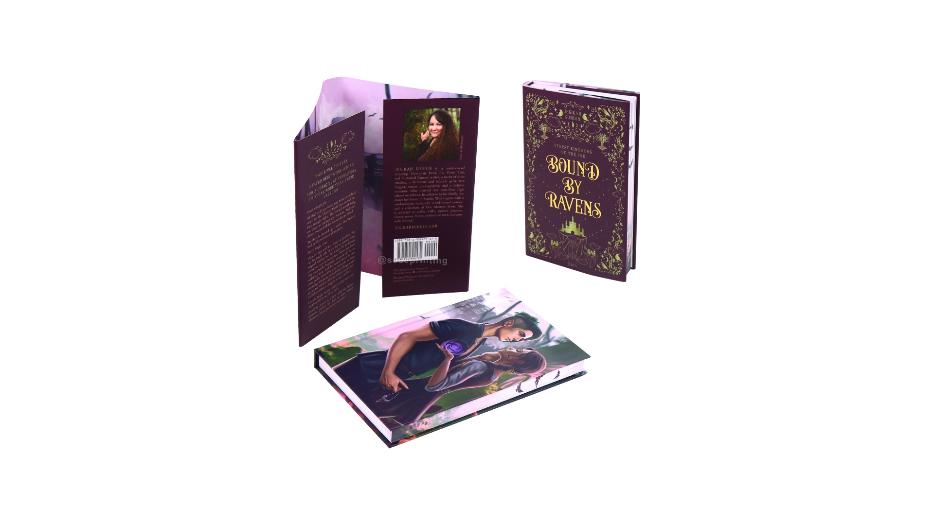 Luxury Sprayed Book Edges Hardcover Book Printing Manufacturer 1