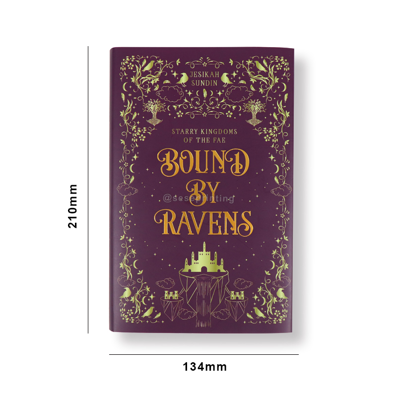 Luxury Sprayed Book Edges Hardcover Book Printing Manufacturer 6