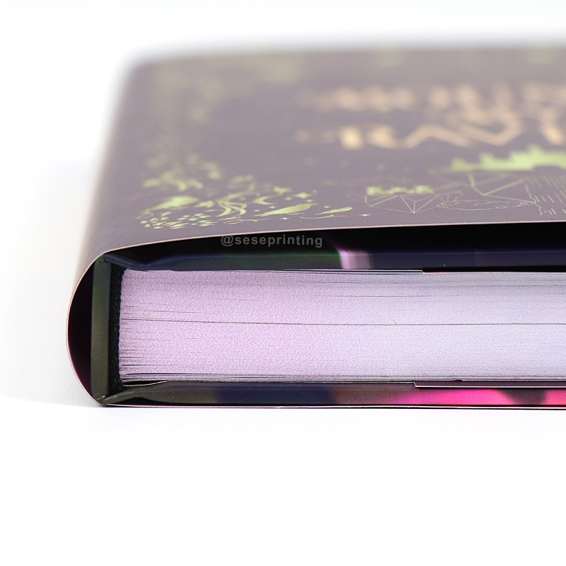 Luxury Sprayed Book Edges Hardcover Book Printing Manufacturer 11