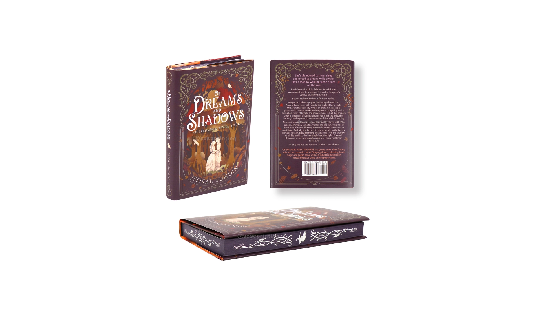 Book Manufacturer Hardcover Sprayed Edges Book with Dust Jacket 1