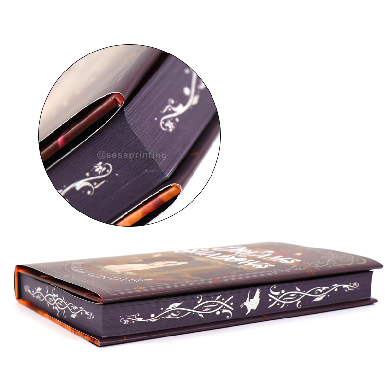 Book Manufacturer Hardcover Sprayed Edges Book with Dust Jacket 9