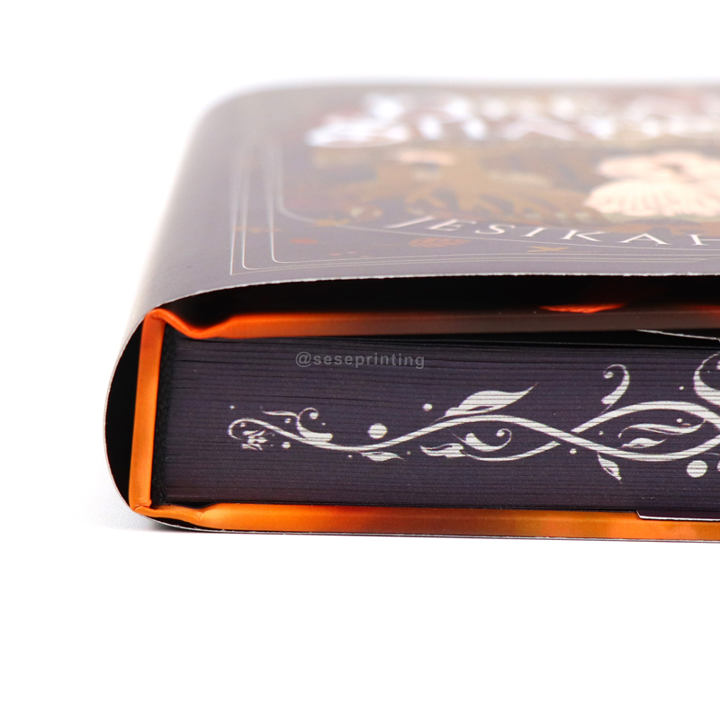 Book Manufacturer Hardcover Sprayed Edges Book with Dust Jacket 11