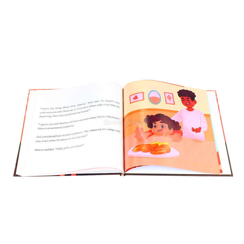 Custom Size Book Printing Services Full Color Children Story Book 7