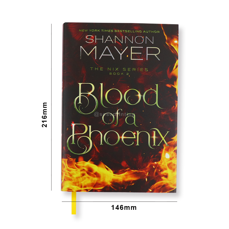 Publish Unique Design Book Printing Sprayed Edges Hardcover Book 6