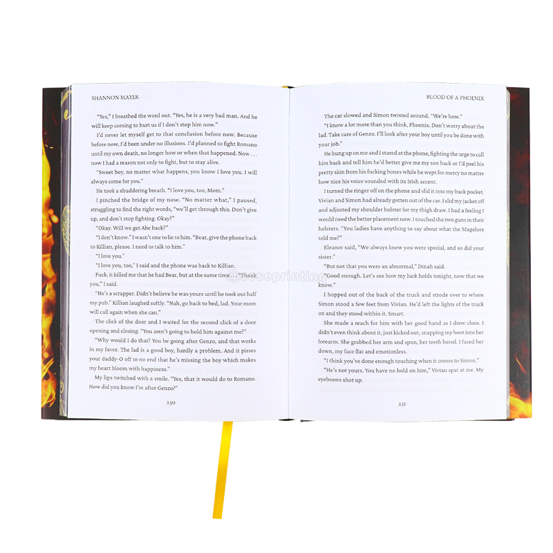 Publish Unique Design Book Printing Sprayed Edges Hardcover Book 7