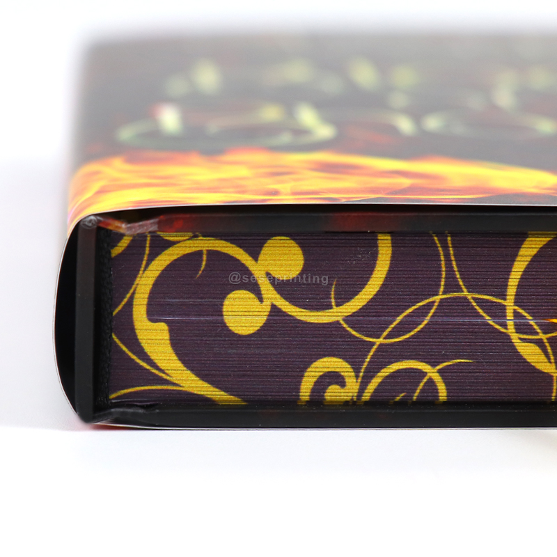 Publish Unique Design Book Printing Sprayed Edges Hardcover Book 11