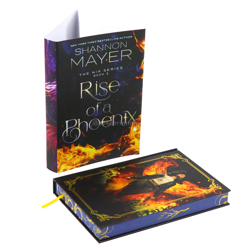 Special Book Custom with Sprayed Edges and Foil on Hardback Cover 9