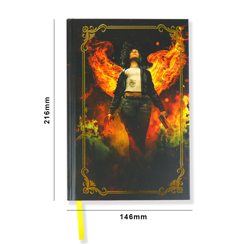 Custom Book Printing Sprayed Paint Edges Hardcover Book Printing 6