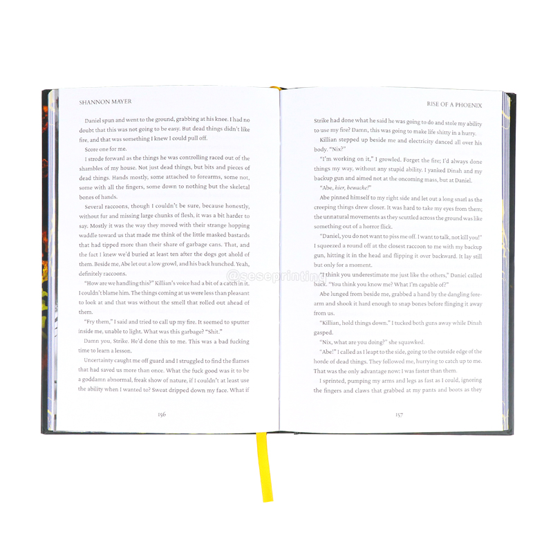 Custom Book Printing Sprayed Paint Edges Hardcover Book Printing 7