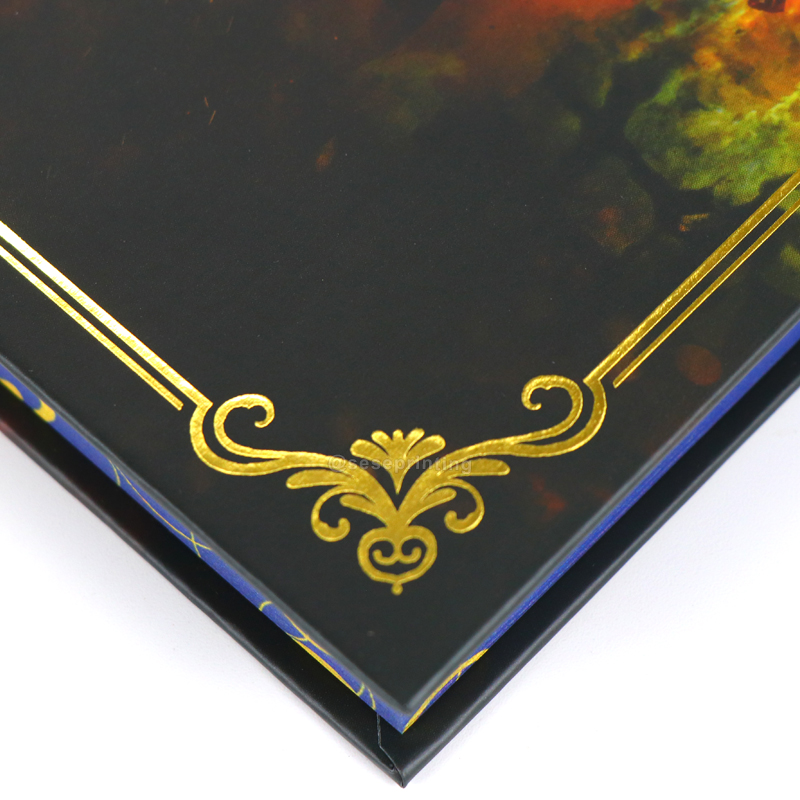 Custom Book Printing Sprayed Paint Edges Hardcover Book Printing 9