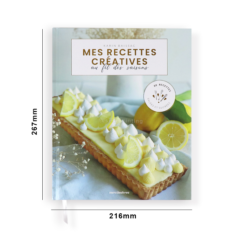 Self Publishing Printing Company Hardcover Recipe Book Printing 6