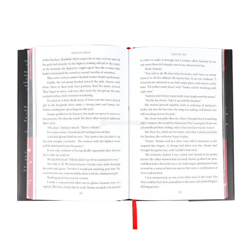 9x6 Hardcover Book Printed Foil Cover Book with Sprayed Edges 7