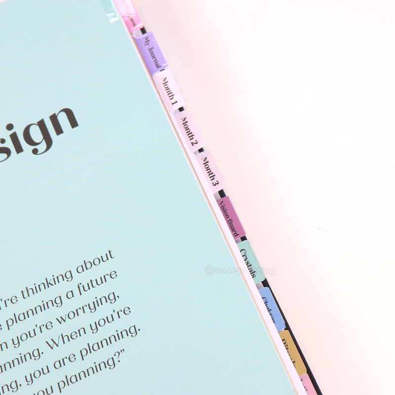 Custom Mental Health Journal Printing Planner Spiral Notebook 11