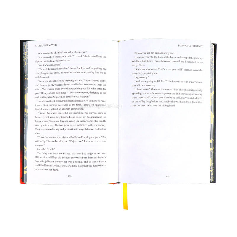 Publishing Book Printing Hardback Special Book with Sprayed Edges 7