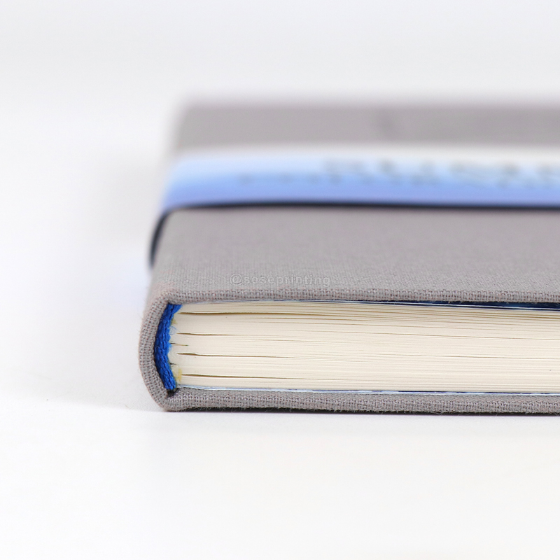 Custom Each Page Notebook Printing Fabric Travel Writing Journal 10