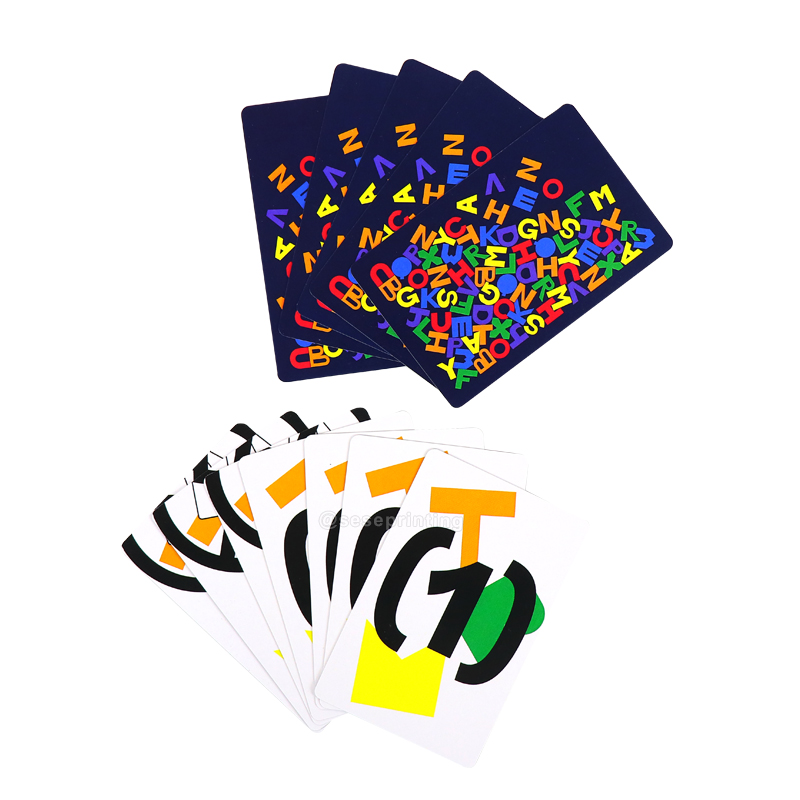 Customized Game Cards Manufacturer Print Your Own Flashcards 8
