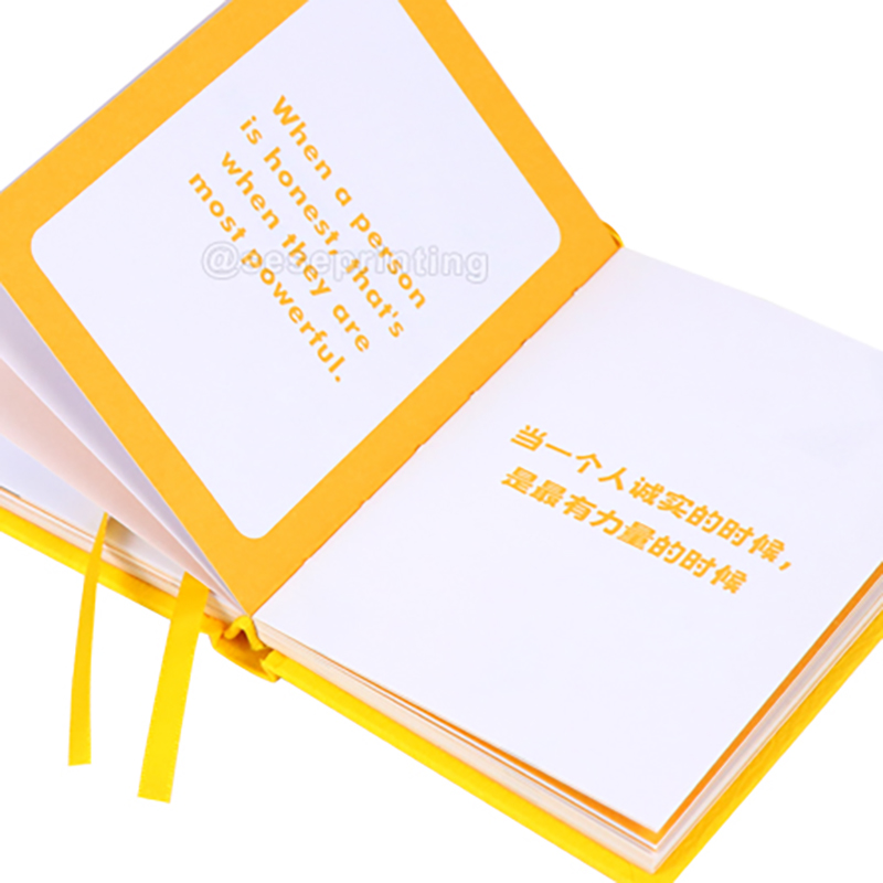 Custom Case Bound Textbook Printing Hardcover Books with Slipcase 9