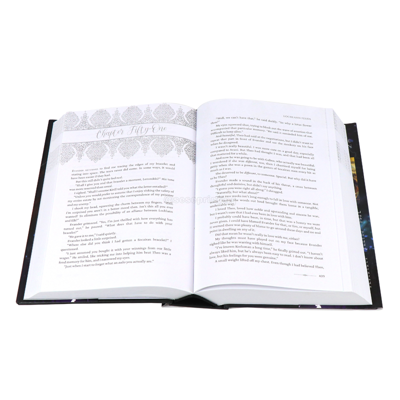 Customized Self-Publishing Book Printing Hardcover Novel Book 7