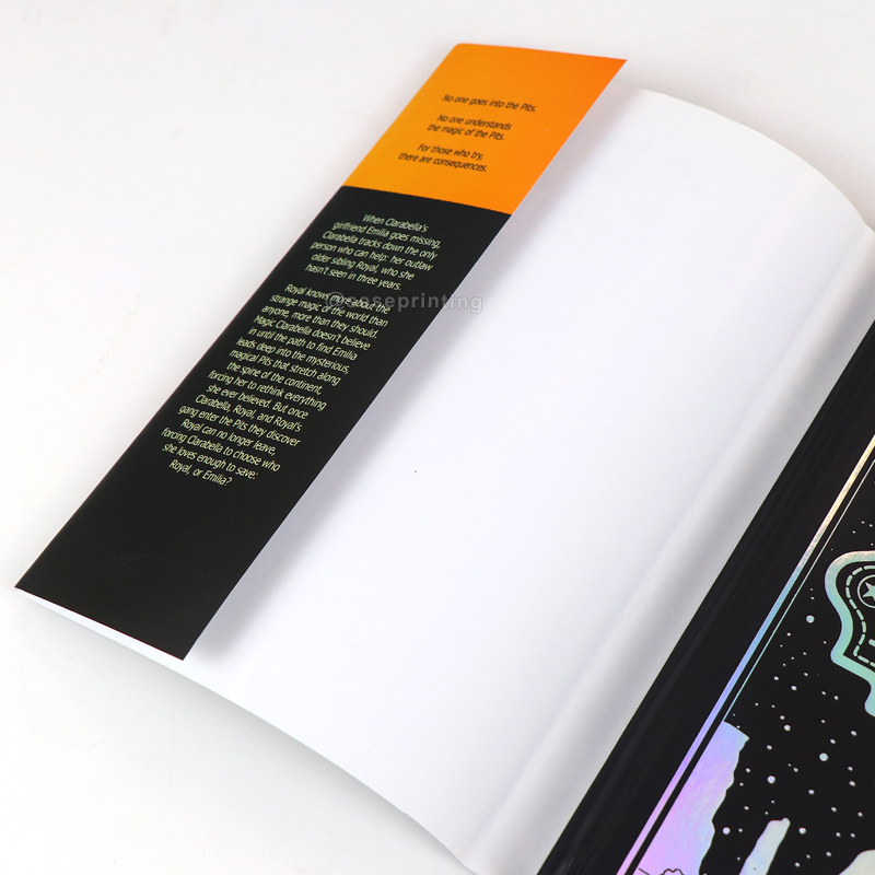 China Publishing Service Holographic Foil Hardcover Book Printing 8