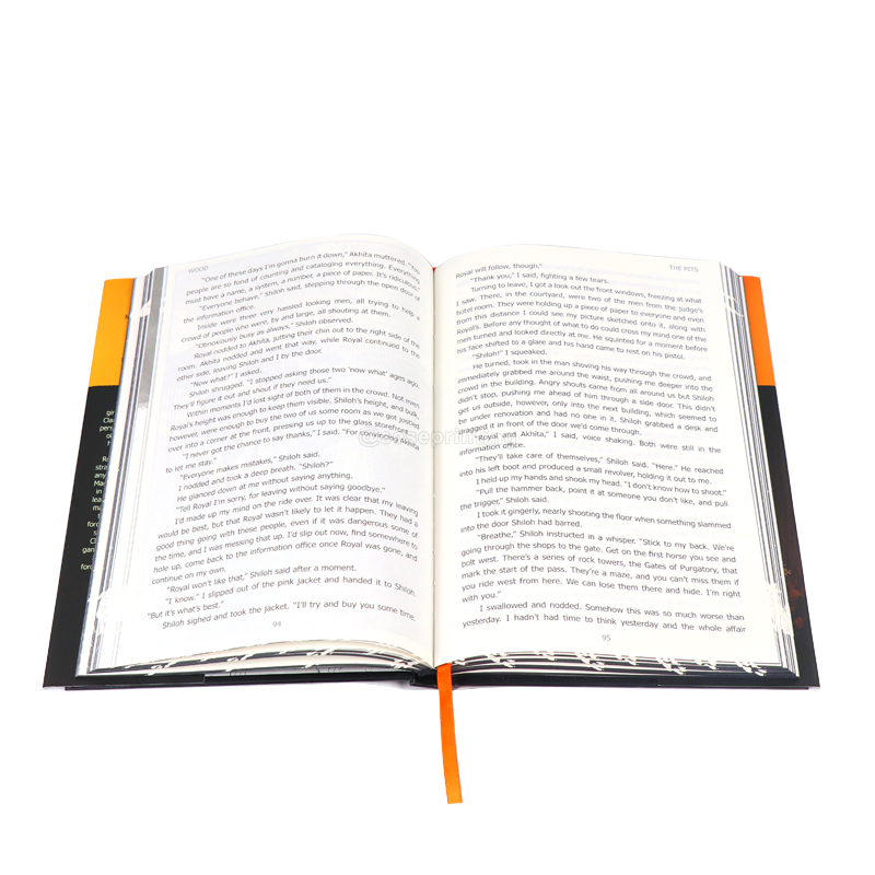 China Publishing Service Holographic Foil Hardcover Book Printing 7