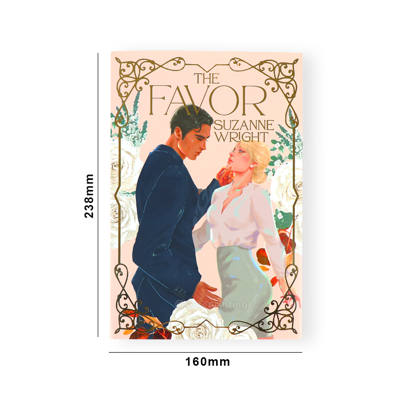 Printing Luxury Hardback Book with Foil Stamping and Sprayed Edges 6