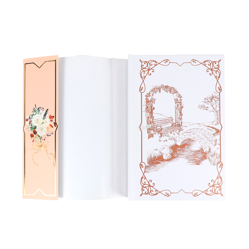 Printing Luxury Hardback Book with Foil Stamping and Sprayed Edges 8