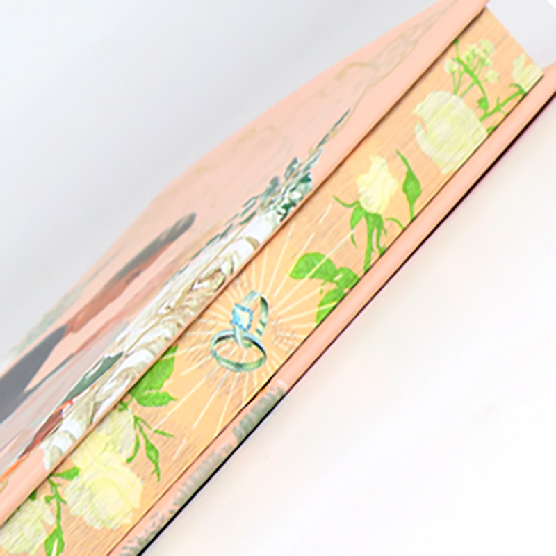 Printing Luxury Hardback Book with Foil Stamping and Sprayed Edges 10