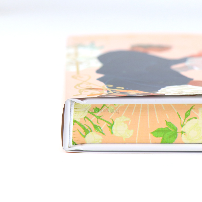 Printing Luxury Hardback Book with Foil Stamping and Sprayed Edges 11