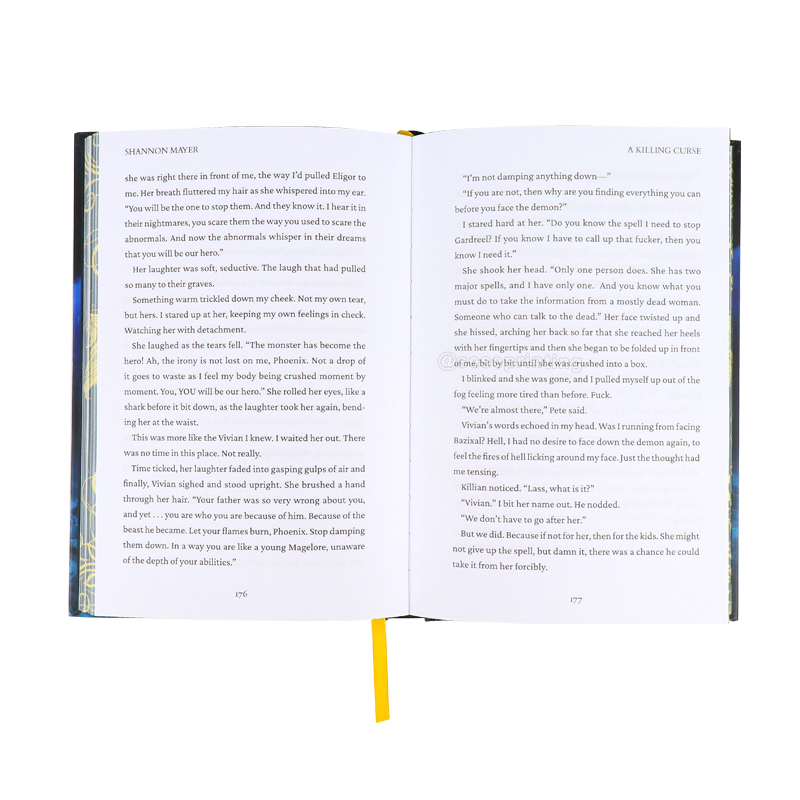 Special Edition Books Printing with Black Pages and Foiled Cover 7