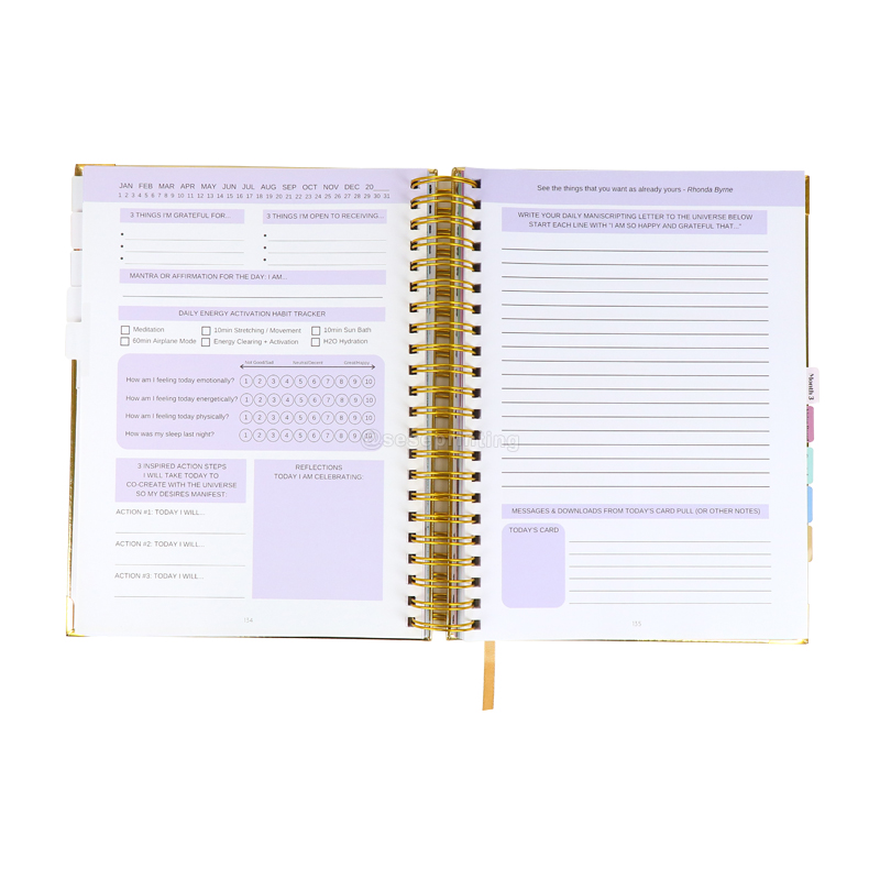 Maniscripting Life Design Journal Spiral Weekly Planner Vendor 7