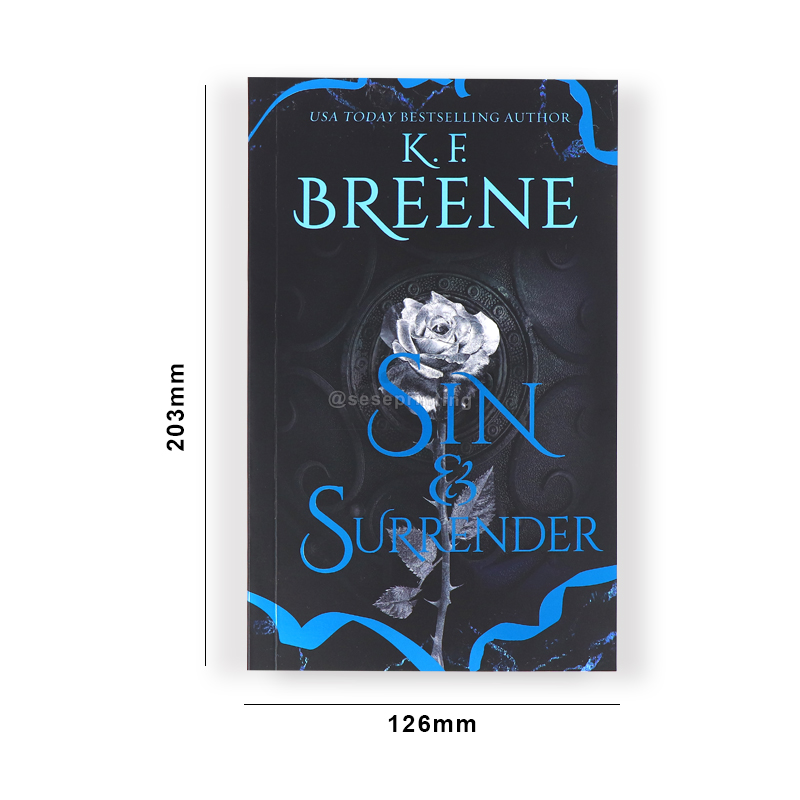 Paperback Novel Publishing Service Custom Book Printing Soft Cover 6