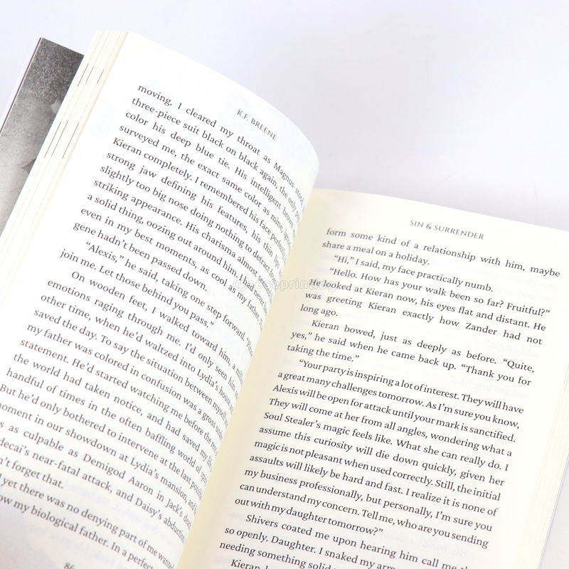 Paperback Novel Publishing Service Custom Book Printing Soft Cover 7