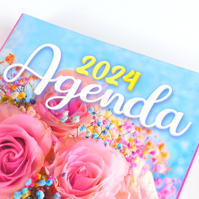 Softcover A5 Notebook Printing Daily Journal Custom Yearly Agenda 8