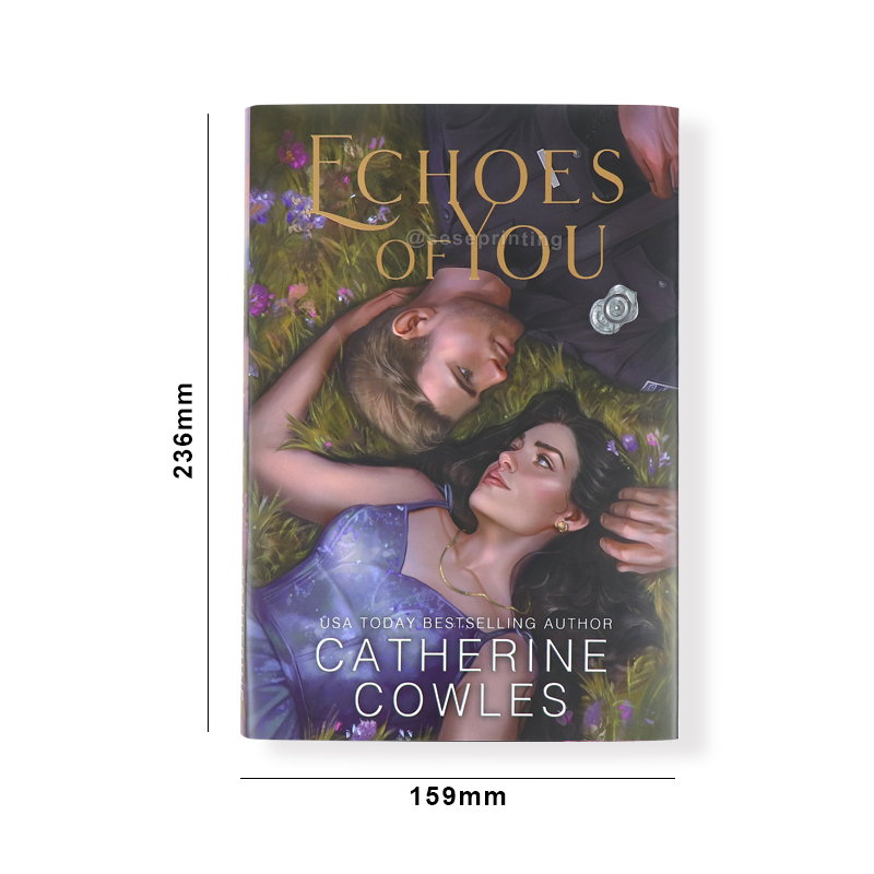 Custom Hardcover Book Printing with Foil Cover and Sprayed Edges 6